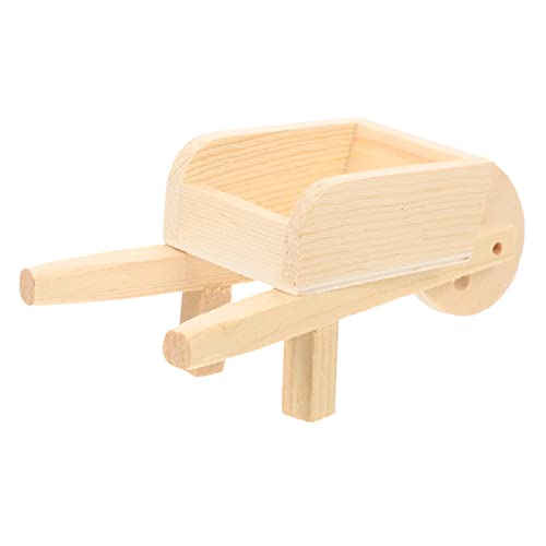 INOOMP Miniatur Schubkarre Modell Für Garten Und Puppenhaus Dekoration Für Mikro-landschaften Lebendige Gartenaccessoires Für Kreative Gestaltungen von INOOMP