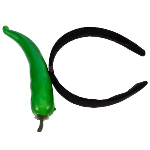 INOOMP Chili Design Haarband für Frauen Lustiges und Kreatives Kopfband im Chili Look Festivals und Partys Komfortabel und Auffällig im Design Accessoire für Kostümierte Anlässe von INOOMP