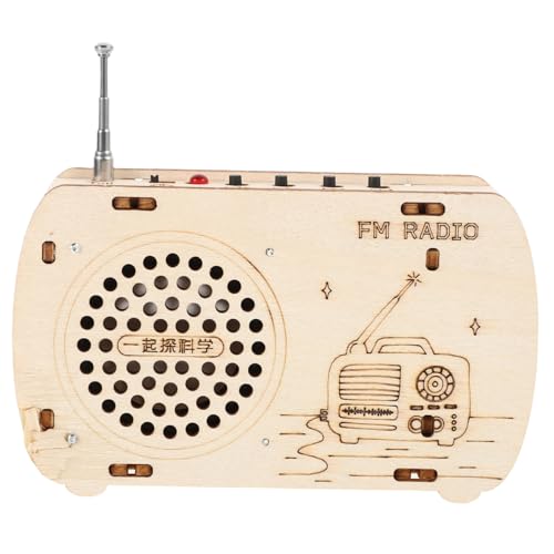 INOOMP DIY Holzradio Bausatz für Stem Experimentierkasten zur Elektronikbildung Kreatives Lernspielzeug für Jungen und Wissenschaftliche Experimente Handarbeit Geschenkset INOOMP DIY Holzradio Bausatz für Stem Experimentierkasten zur Elektronikbildung Kreatives Lernspielzeug für Jungen und Wissenschaftliche Experimente Handarbeit Geschenkset von INOOMP