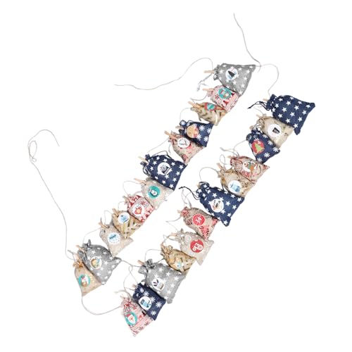 INOOMP Dekorationen Feiertags Taschen Tage Set – Kleine Süßigkeitensäcke Für Rustikale Advents Leckereien Mit Festlichem Countdown Dekor Aus Sackleinen DIY Zubehör Geschenk INOOMP Dekorationen Feiertags Taschen Tage Set – Kleine Süßigkeitensäcke Für Rustikale Advents Leckereien Mit Festlichem Countdown Dekor Aus Sackleinen DIY Zubehör Geschenk von INOOMP