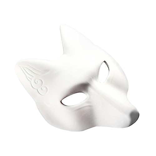 INOOMP Diy Blank Fox Mask für Halloween Malbare Tiermaske Umweltfreundliches Material für Bastelprojekte und Kostümpartys Kreatives Zubehör für Erwachsene INOOMP Diy Blank Fox Mask für Halloween Malbare Tiermaske Umweltfreundliches Material für Bastelprojekte und Kostümpartys Kreatives Zubehör für Erwachsene von INOOMP