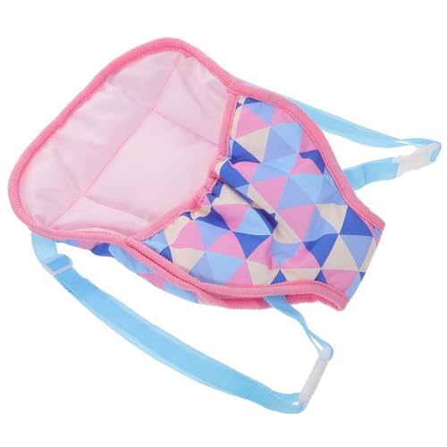 INOOMP Doll Tragesystem für Puppen Verstellbare Atmungsaktive Tragegurt für Outdoor Aktivitäten Zubehör für Farbige Dreiecksmuster INOOMP Doll Tragesystem für Puppen Verstellbare Atmungsaktive Tragegurt für Outdoor Aktivitäten Zubehör für Farbige Dreiecksmuster von INOOMP