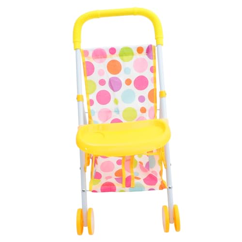 INOOMP Doll Trolley Essschuhspielzeug Kinderwagen Spielhauszubehör Puppenwagen Zubehör Für Babypuppen Kleiner Puppenwagen Puppenhausdekor Puppenwagen Modell Oxford-Stoff INOOMP Doll Trolley Essschuhspielzeug Kinderwagen Spielhauszubehör Puppenwagen Zubehör Für Babypuppen Kleiner Puppenwagen Puppenhausdekor Puppenwagen Modell Oxford-Stoff von INOOMP