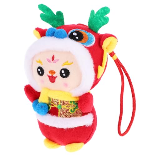 INOOMP Drachenbaby Anhänger Chinesischer Plüsch Neugeborenes Drachenspielzeug süßer chinesischer Drache Plüsch Stofftier Maskottchen Plüsch Plüschdrache Stofftierspielzeug PP Baumwolle INOOMP Drachenbaby Anhänger Chinesischer Plüsch Neugeborenes Drachenspielzeug süßer chinesischer Drache Plüsch Stofftier Maskottchen Plüsch Plüschdrache Stofftierspielzeug PP Baumwolle von INOOMP