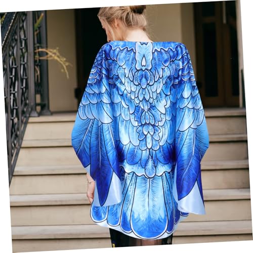 INOOMP Einstellbare Adlerflügel Umhang Erwachsene Vogel Kostüm Halloween Party Cosplay Verstellbare Schulterriemen Weiche Komfortable Flügel Für Themenfeier Karneval von INOOMP