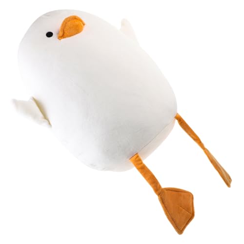 INOOMP Entenpuppenspielzeug Stofftiere Für Babys Kuscheltiere Süße Kuscheltiere Plüschspielzeug Kawaii Stofftier Karikatur Gefüllt Weiß Daunen Baumwolle von INOOMP