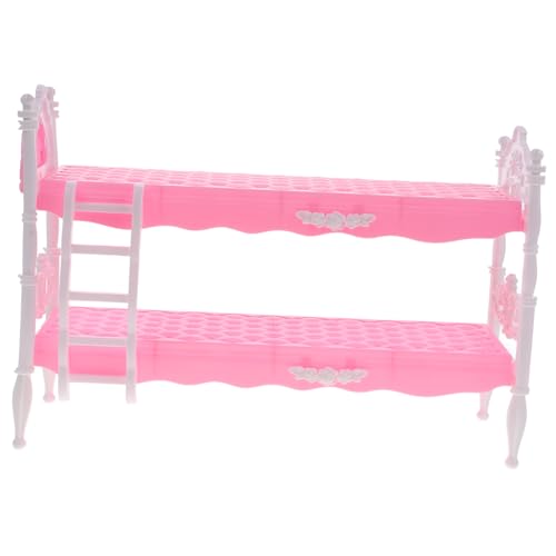 INOOMP Etagenbett puppenhaus Miniatur selber Bauen Dekoration für Figur Mädchen Mini-Hausversorgung Bettverzierung Puppenbettmodell Puppenstubenmöbel Puppenhausbett Plastik Rosa INOOMP Etagenbett puppenhaus Miniatur selber Bauen Dekoration für Figur Mädchen Mini-Hausversorgung Bettverzierung Puppenbettmodell Puppenstubenmöbel Puppenhausbett Plastik Rosa von INOOMP
