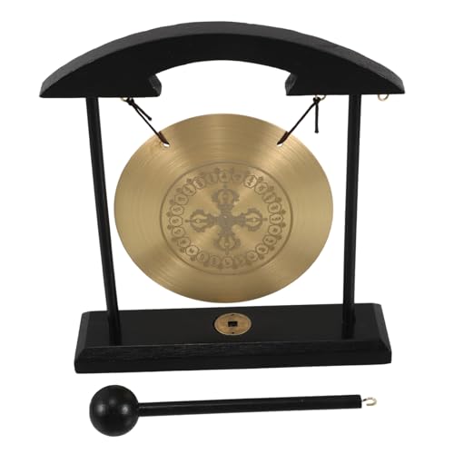 INOOMP Feng-Shui-Ornamente Gong Schreibtischfiguren Asiatisches Porzellandekor Meditationsteile Gongs Japanische Feng Shui Gongwu Meditationsglocken Mini-gong Holz INOOMP Feng-Shui-Ornamente Gong Schreibtischfiguren Asiatisches Porzellandekor Meditationsteile Gongs Japanische Feng Shui Gongwu Meditationsglocken Mini-gong Holz von INOOMP