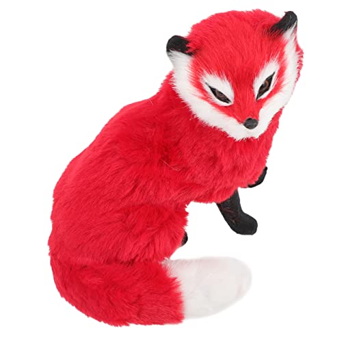 INOOMP Fox Plush Toy ausgestopft Plüsch Fuchs entzückende Tierfigur kleine Füchse Figur Haushalt Füchse Figur Cartoon-Wohnkulturen Füchse-Modell Kunststoff rot INOOMP Fox Plush Toy ausgestopft Plüsch Fuchs entzückende Tierfigur kleine Füchse Figur Haushalt Füchse Figur Cartoon-Wohnkulturen Füchse-Modell Kunststoff rot von INOOMP