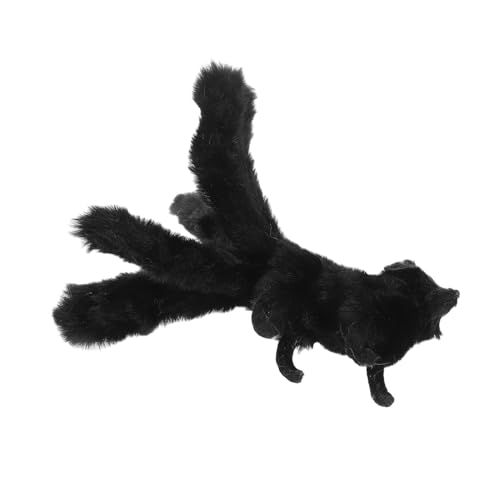 INOOMP Fox Plush Toy künstliche Stofftiere Tiermodell- Plüschfuchsspielzeug Simulation Plüschtiere Fuchs-Plüschpuppe realistisches Fuchs-Stofftier Kunstfell Black INOOMP Fox Plush Toy künstliche Stofftiere Tiermodell- Plüschfuchsspielzeug Simulation Plüschtiere Fuchs-Plüschpuppe realistisches Fuchs-Stofftier Kunstfell Black von INOOMP