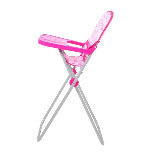 INOOMP Für Esszimmerstühle Puppe Hochstuhl Möbel Spielhauszubehör Für Hochstühle -babyzubehör Mikro-Layout-Ornament Rosa Stoff von INOOMP