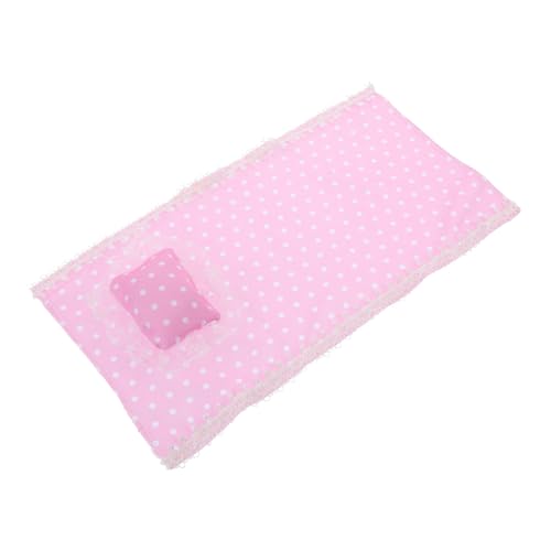 INOOMP Für Puppenbettwäsche Babypuppendecke Babypuppenmöbel Decken Und Kissen Für Babypuppen Puppenhausbettwäsche Babypuppenkissen Miniatur-puppenhauszubehör Stoff Rosa INOOMP Für Puppenbettwäsche Babypuppendecke Babypuppenmöbel Decken Und Kissen Für Babypuppen Puppenhausbettwäsche Babypuppenkissen Miniatur-puppenhauszubehör Stoff Rosa von INOOMP
