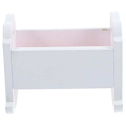 INOOMP Miniatur Babybett Holzfigur Für Puppenhaus Niedliches Kompaktes Design Für Dekoration Und Spiel Robuste Verarbeitung Für Mini-Haus-zubehör INOOMP Miniatur Babybett Holzfigur Für Puppenhaus Niedliches Kompaktes Design Für Dekoration Und Spiel Robuste Verarbeitung Für Mini-Haus-zubehör von INOOMP