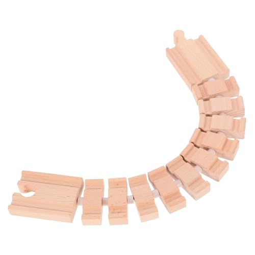 INOOMP Holzzugzubehör Expansion verfolgen Spielzeugeisenbahnen die Spielzeugeisenbahn Zug Züge Bahngleis Holzschiene für den Zug hölzerne Eisenbahnstrecke INOOMP Holzzugzubehör Expansion verfolgen Spielzeugeisenbahnen die Spielzeugeisenbahn Zug Züge Bahngleis Holzschiene für den Zug hölzerne Eisenbahnstrecke von INOOMP
