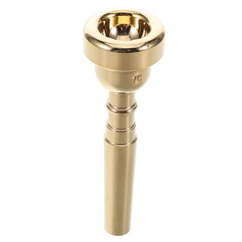 INOOMP Hornmund Trompetenzubehör Professionelles Trompetenmundstück tragbares Hornteil Trompetenstimme Horn mundstück ersatz Trompetenteile Kornett Mundstück Kupfer Golden INOOMP Hornmund Trompetenzubehör Professionelles Trompetenmundstück tragbares Hornteil Trompetenstimme Horn mundstück ersatz Trompetenteile Kornett Mundstück Kupfer Golden von INOOMP