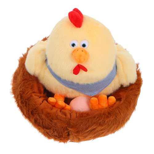 INOOMP Hühnerstall-Plüschtier Huhn Türen Plüsch Afro-Hühnerplüsch Hühnerspielzeug für Hühner Paar Plüschtiere gefüllte Hühner Taube Stofftier Huhn stickig ferbie PP Baumwolle INOOMP Hühnerstall-Plüschtier Huhn Türen Plüsch Afro-Hühnerplüsch Hühnerspielzeug für Hühner Paar Plüschtiere gefüllte Hühner Taube Stofftier Huhn stickig ferbie PP Baumwolle von INOOMP