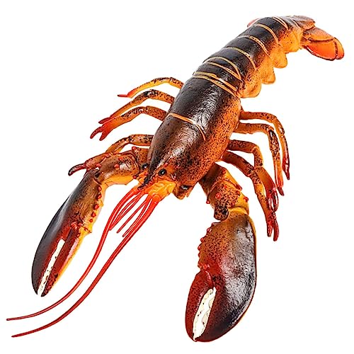 INOOMP Hummer-Modell Gefälschter Hummer Simulation Realistischer Hummerfiguren Simulation Tierfigur Simulation Hummer Dekoration Hummer Pädagogische Tiermodelle Plastik von INOOMP