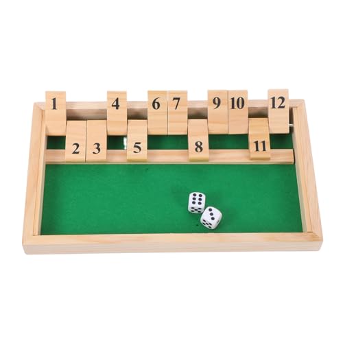 INOOMP Kasten Schachspiel Umgeben Würfel Brettspiele Familienbrettspiele Brettspiele Für Senioren Holz INOOMP Kasten Schachspiel Umgeben Würfel Brettspiele Familienbrettspiele Brettspiele Für Senioren Holz von INOOMP