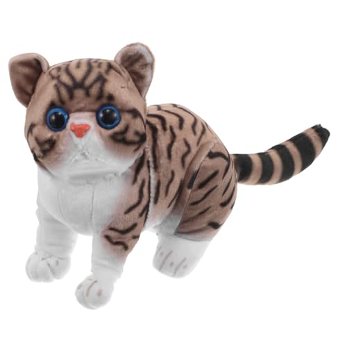 INOOMP Katzenspielzeug Cartoon-Puppe Simulationstiermodell Plüsch Simulationstierpuppe Katzenfigur Simulationstierspielzeug Simulation Katze Plüschtier Katzenplüsch INOOMP Katzenspielzeug Cartoon-Puppe Simulationstiermodell Plüsch Simulationstierpuppe Katzenfigur Simulationstierspielzeug Simulation Katze Plüschtier Katzenplüsch von INOOMP