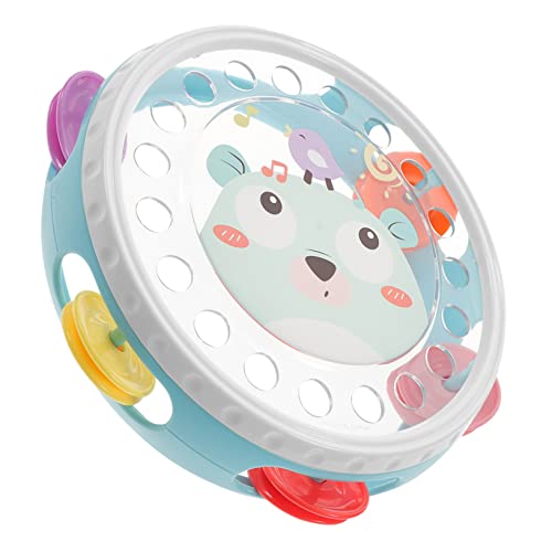 INOOMP Kinder Tamburin Handtrommel Musikinstrument für Babys Leichtes und Ergonomisches Design für Partys und Musikalische Frühbildung INOOMP Kinder Tamburin Handtrommel Musikinstrument für Babys Leichtes und Ergonomisches Design für Partys und Musikalische Frühbildung von INOOMP