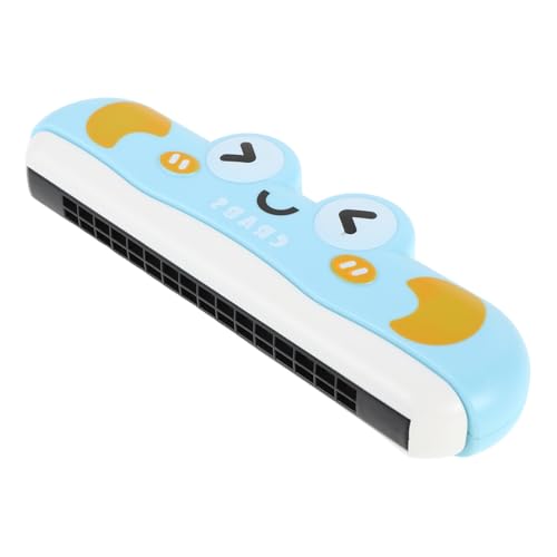 INOOMP Kinderharmonika Mundharmonika für Anfänger -Instrumente Cartoon-Mundharmonika Kleinkinderinstrumente kleines Trompetenspielzeug für Kleinkinder Plastik Sky-Blue INOOMP Kinderharmonika Mundharmonika für Anfänger -Instrumente Cartoon-Mundharmonika Kleinkinderinstrumente kleines Trompetenspielzeug für Kleinkinder Plastik Sky-Blue von INOOMP