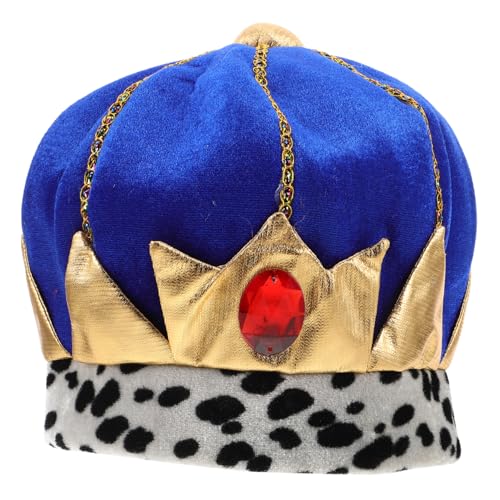 INOOMP Königskronenhut Stoffkronenkappe Cosplay Königskostüm Zubehör Bequeme Rollenspiel Kopfbedeckung Anzieh Haar Accessoires INOOMP Königskronenhut Stoffkronenkappe Cosplay Königskostüm Zubehör Bequeme Rollenspiel Kopfbedeckung Anzieh Haar Accessoires von INOOMP