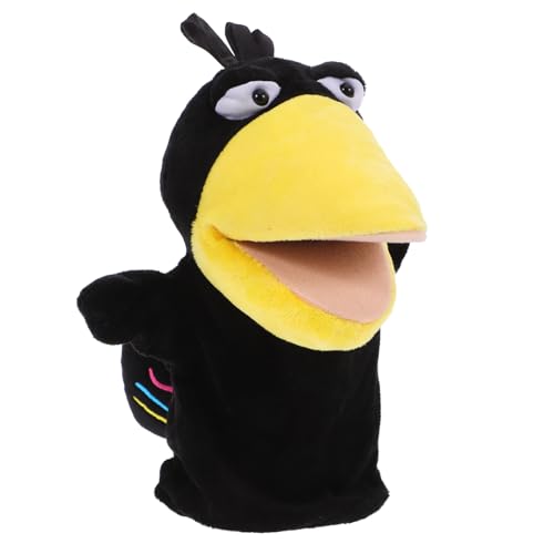 INOOMP Krähehandspielzeugspielzeug dekoratives Fingerspielzeug farbiges Plüsch-Fingerabdeckungsspielzeug Interaktives Tierkopf-Fingerspielzeug Fingerpuppen Schwarz INOOMP Krähehandspielzeugspielzeug dekoratives Fingerspielzeug farbiges Plüsch-Fingerabdeckungsspielzeug Interaktives Tierkopf-Fingerspielzeug Fingerpuppen Schwarz von INOOMP