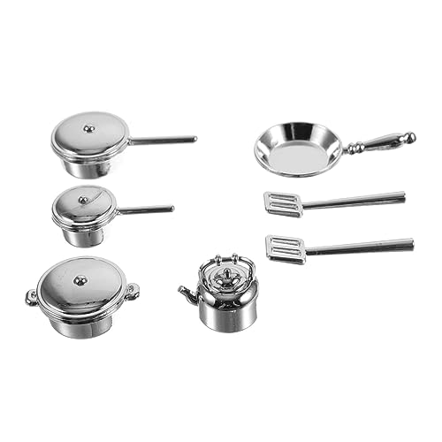 INOOMP 10stücke Teiliges Küchenset Mit Miniatur Kochgeschirr Und Utensilien Für Deko Mini Küche Oder Leicht Langlebig Und INOOMP 10stücke Teiliges Küchenset Mit Miniatur Kochgeschirr Und Utensilien Für Deko Mini Küche Oder Leicht Langlebig Und von INOOMP
