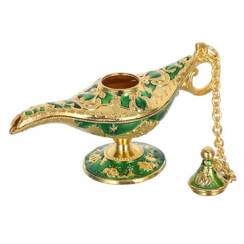 INOOMP Lampe Retro Tischdekor Zinklegierung Vintage Arabische Wunschlampenstatue Schreibtisch Wohnzimmer Partylicht Dekoration Ornament INOOMP Lampe Retro Tischdekor Zinklegierung Vintage Arabische Wunschlampenstatue Schreibtisch Wohnzimmer Partylicht Dekoration Ornament von INOOMP