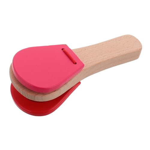 INOOMP Langgriff Castanets für Sicheres Holz Percussion Instrument für Kleinkinder für Orff Musikausbildung Fördert Musikalische Früherziehung INOOMP Langgriff Castanets für Sicheres Holz Percussion Instrument für Kleinkinder für Orff Musikausbildung Fördert Musikalische Früherziehung von INOOMP