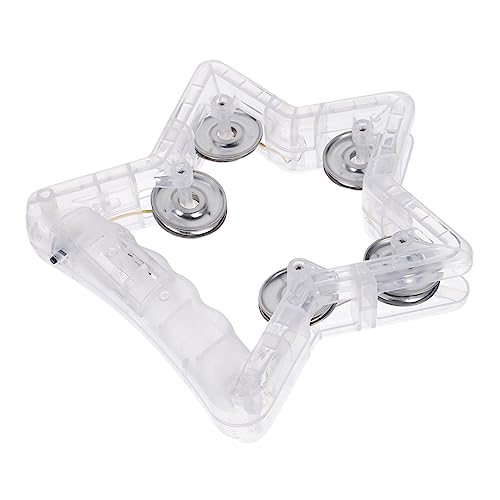 INOOMP Luminous Tambourine für Leuchtendes Musikspielzeug ohne Batterie für Partys Tanz und Ktv Aktivitäten mit DREI Lichtmodi und Einzigartigem Fünfzackigem Design INOOMP Luminous Tambourine für Leuchtendes Musikspielzeug ohne Batterie für Partys Tanz und Ktv Aktivitäten mit DREI Lichtmodi und Einzigartigem Fünfzackigem Design von INOOMP