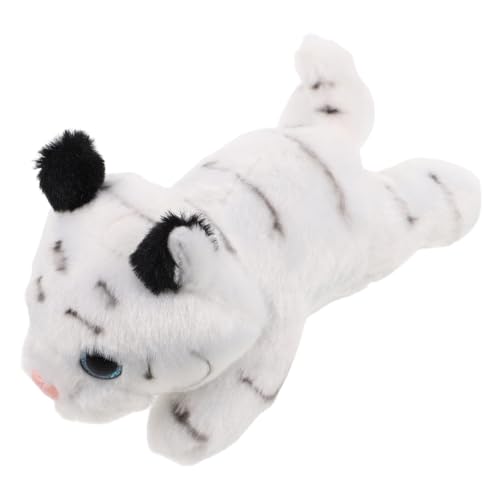 INOOMP Magnetpuppe auf Schulter realistische Kuscheltiere Stofftigermodell Kleiner ausgestopfter Tiger tierische Partygeschenke Spielzeugtiger Tiger-Requisite Plüsch Weiß INOOMP Magnetpuppe auf Schulter realistische Kuscheltiere Stofftigermodell Kleiner ausgestopfter Tiger tierische Partygeschenke Spielzeugtiger Tiger-Requisite Plüsch Weiß von INOOMP