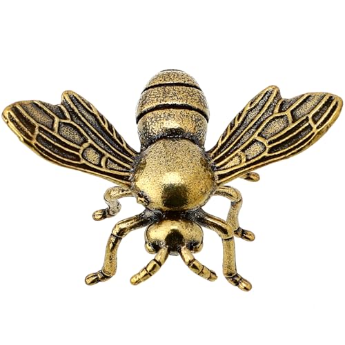 INOOMP Messing Bienenfigur Kleine Dekorative Bienenornament mit Kreativem Design für Indoor Desktop Dekoration Kompakt und Einzigartig INOOMP Messing Bienenfigur Kleine Dekorative Bienenornament mit Kreativem Design für Indoor Desktop Dekoration Kompakt und Einzigartig von INOOMP