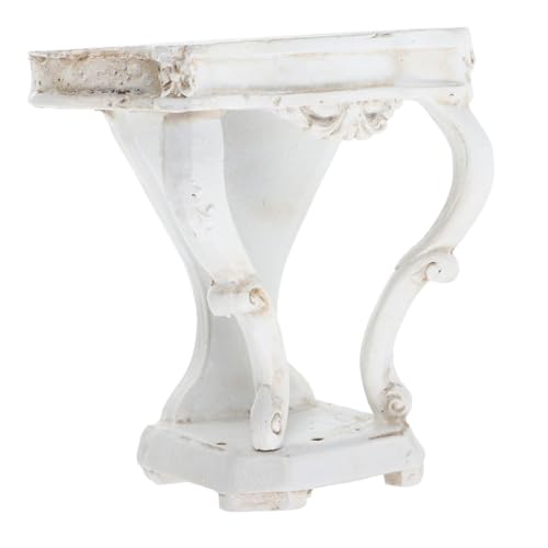 INOOMP Mini -Eingangsmöbel Zubehör Puppe Mini-Hausmodell Miniatur Wohnkultur Rollenspielmodell Mini -Hausdekoration Wohnzimmer Kleiner Schrank Mini-Raumschrank Mini -Kabinett Harz Weiß von INOOMP