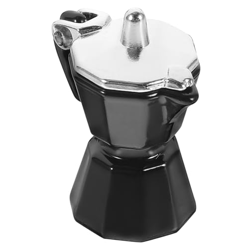 INOOMP Mini Kaffeekanne Dekoration Kleine Töpfe Puppen Miniatur Espresso Küche Kaffeekessel Zubehör Modell Süße Szene Mokka Geräte Für Legierung Schwarz INOOMP Mini Kaffeekanne Dekoration Kleine Töpfe Puppen Miniatur Espresso Küche Kaffeekessel Zubehör Modell Süße Szene Mokka Geräte Für Legierung Schwarz von INOOMP