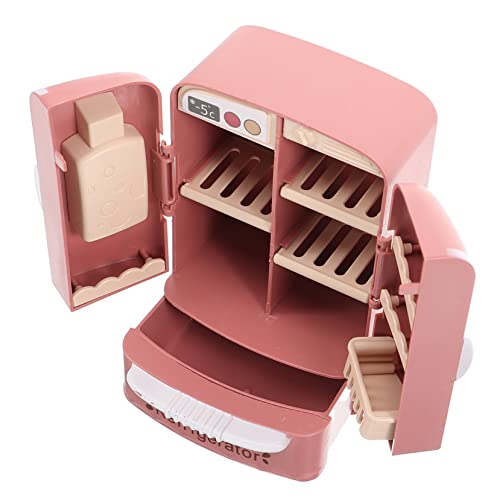 INOOMP Mini -Kühlschrankschmuck Mini-Kühlschrank-Ornament Mini- -Ornament-Miniaturen Mini Dollhouse Kühlschrank Miniatur Minikühlschrank zum Basteln Miniatur -Dinge Abs Chocolate von INOOMP