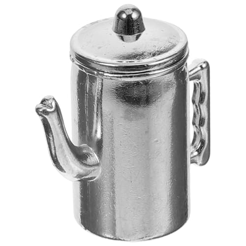 INOOMP Mini-Möbel Küchenzubehör vortäuschen Verzierung der Kaffeekanne Simulation Kaffeekanne Miniaturmodell Einer Kaffeekanne Miniatur-Kaffeekanne-Requisite Metall Silber INOOMP Mini-Möbel Küchenzubehör vortäuschen Verzierung der Kaffeekanne Simulation Kaffeekanne Miniaturmodell Einer Kaffeekanne Miniatur-Kaffeekanne-Requisite Metall Silber von INOOMP