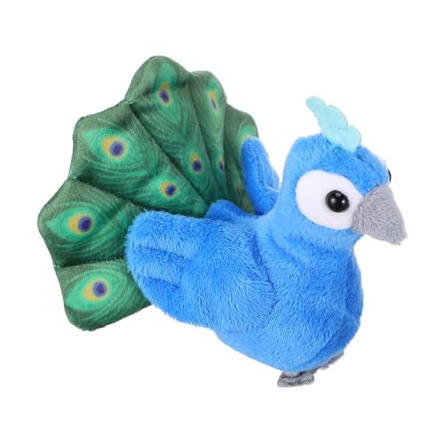 INOOMP Mini Peacock Puppet Pfauen -Fingerspielzeug Storytelling Peacock Puppet Mini Peacock Fingerpuppe Fingerpuppen Vogelpuppe Pfauentierpuppe Tierpuppen Plüsch Blue INOOMP Mini Peacock Puppet Pfauen -Fingerspielzeug Storytelling Peacock Puppet Mini Peacock Fingerpuppe Fingerpuppen Vogelpuppe Pfauentierpuppe Tierpuppen Plüsch Blue von INOOMP