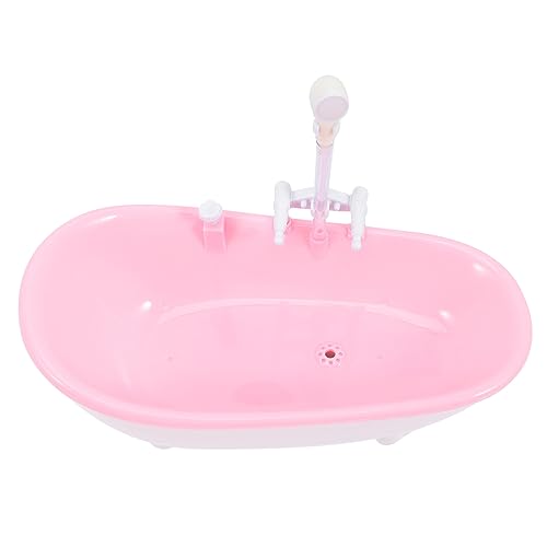 INOOMP Mini -Wasserstrahlbad Mini-Puppenbadewanne Elektrische Puppenbadewanne babyspielzeug Duschspielzeug für Kleinkinder Badebrunnen Miniaturbad Plastik Rosa INOOMP Mini -Wasserstrahlbad Mini-Puppenbadewanne Elektrische Puppenbadewanne babyspielzeug Duschspielzeug für Kleinkinder Badebrunnen Miniaturbad Plastik Rosa von INOOMP