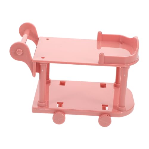INOOMP Mini-foodtruck Deko Puppenhaus-küchenwagen Puppenhaus-möbeltisch Puppenhauszubehör Mini-möbelornamente Puppenhaus-miniaturregal Puppenstubenwagen Rosa Plastik INOOMP Mini-foodtruck Deko Puppenhaus-küchenwagen Puppenhaus-möbeltisch Puppenhauszubehör Mini-möbelornamente Puppenhaus-miniaturregal Puppenstubenwagen Rosa Plastik von INOOMP