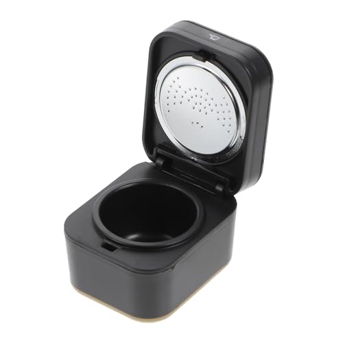 INOOMP Mini-küchenspielzeug Miniaturhäuser Für Küchengeräte Miniatur-puppenhauszubehör Mini-reiskocher Miniaturmodelle Mini- Mini-küchenmodellspielzeug Abs Schwarz von INOOMP