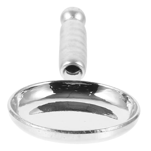INOOMP Miniatur-Handwerk künstlich Figur Innere winzig pfannenwender Minipfanne Miniatur-Pfannenmodell Landschaftsbau-Miniaturhandwerk Legierung Silver INOOMP Miniatur-Handwerk künstlich Figur Innere winzig pfannenwender Minipfanne Miniatur-Pfannenmodell Landschaftsbau-Miniaturhandwerk Legierung Silver von INOOMP