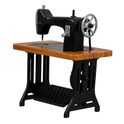 INOOMP Miniatur Nähmaschine Im Retro-Stil Puppenhaus Dekoration Vintage Modell Für Spielen Und Basteln Realistische Mikromodell Für Kreative Projekte INOOMP Miniatur Nähmaschine Im Retro-Stil Puppenhaus Dekoration Vintage Modell Für Spielen Und Basteln Realistische Mikromodell Für Kreative Projekte von INOOMP