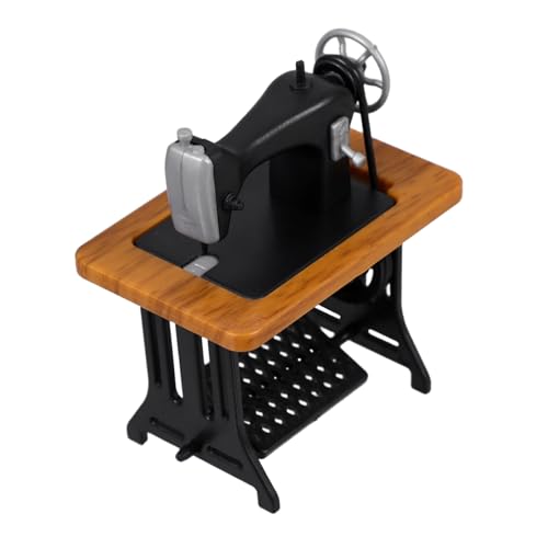 INOOMP Miniaturnähmaschine Miniaturpuppenhaus -kit Nähmaschine Mini Puppenhaus-nähmaschine Küchenzubehör Für Puppenstuben Mini-Vintage-nähmaschinenmodell Mini-nähmaschinen Abs Black INOOMP Miniaturnähmaschine Miniaturpuppenhaus -kit Nähmaschine Mini Puppenhaus-nähmaschine Küchenzubehör Für Puppenstuben Mini-Vintage-nähmaschinenmodell Mini-nähmaschinen Abs Black von INOOMP