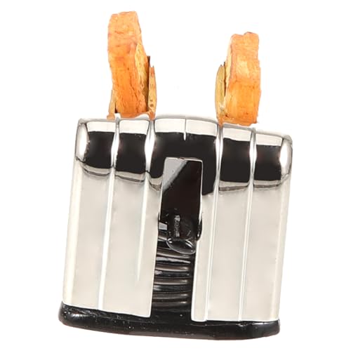 INOOMP Modell Brotmaschine simuliertes Brotbackautomatenmodell Modell eines Mini-Brotbackautomaten Mini-Toaster- Brotmaschine Mini-Toaster-Modell Metall INOOMP Modell Brotmaschine simuliertes Brotbackautomatenmodell Modell eines Mini-Brotbackautomaten Mini-Toaster- Brotmaschine Mini-Toaster-Modell Metall von INOOMP