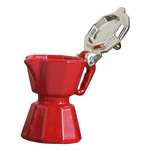 INOOMP Modell Einer Mini-Kaffeemaschine Miniatur Puppenhaus Küchenkaffee Spielzeugkaffeemaschinen Mikroszenenverzierung Mini-Kaffeemaschine Kaffeemaschine vorgeben Legierung rot INOOMP Modell Einer Mini-Kaffeemaschine Miniatur Puppenhaus Küchenkaffee Spielzeugkaffeemaschinen Mikroszenenverzierung Mini-Kaffeemaschine Kaffeemaschine vorgeben Legierung rot von INOOMP