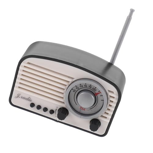 INOOMP Modell Radio Vintage-Puppen Puppenhaus-Miniaturradio Mini- -Dekore Winziges Radio im Vintage-Stil filigranes Mini-Radio Kleine Radiomodelle Radio- Plastik Schwarz INOOMP Modell Radio Vintage-Puppen Puppenhaus-Miniaturradio Mini- -Dekore Winziges Radio im Vintage-Stil filigranes Mini-Radio Kleine Radiomodelle Radio- Plastik Schwarz von INOOMP
