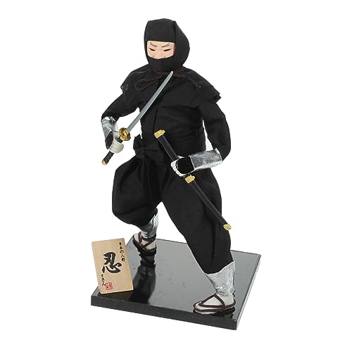 INOOMP Ninja -Puppe Schreibtisch Gemacht Japan Ninja-Puppen-Ornamente Kimono-Puppe Ninjas Samurai-Puppen Ninja-Puppe Desktop-Ninja-Ornament Baumwollfaden INOOMP Ninja -Puppe Schreibtisch Gemacht Japan Ninja-Puppen-Ornamente Kimono-Puppe Ninjas Samurai-Puppen Ninja-Puppe Desktop-Ninja-Ornament Baumwollfaden von INOOMP