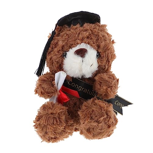 INOOMP Plüsch Abschlussbär mit Doktorhut Kuscheltier für Graduierung zur Abschlussfeier aus Hochwertigem Plüsch und Süßes Deko Element für Zuhause und Partys INOOMP Plüsch Abschlussbär mit Doktorhut Kuscheltier für Graduierung zur Abschlussfeier aus Hochwertigem Plüsch und Süßes Deko Element für Zuhause und Partys von INOOMP