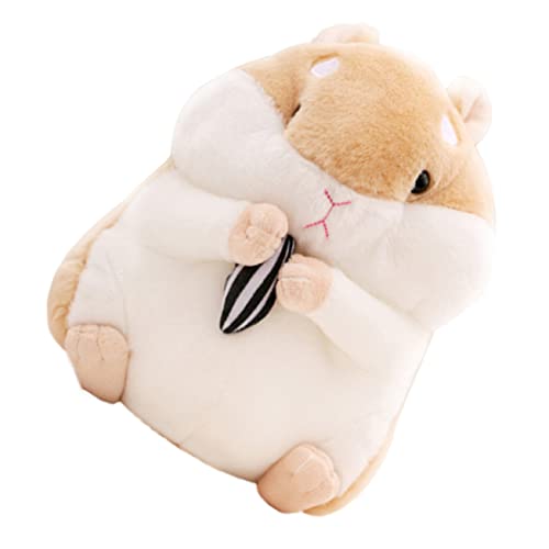 INOOMP Plüschspielzeugpuppe Sachen Plüsch Hamster Stofftier Plüschtiere für klein Kinderspielzeug Hamsterfigur Süßes Stofftier ausgestopfter Hamster PP Baumwolle von INOOMP
